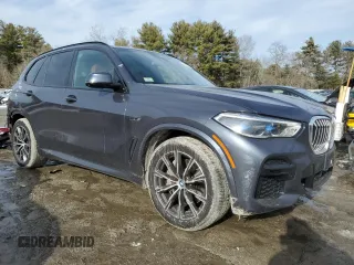 2022 BMW X5 xDrive45e with VIN 5UXTA6C0XN9M02912, listed as a Copart auction lot 45491845 with 14,586 mi miles and Salvage Title. Bid and sale history available at DreamBid. Image 4.