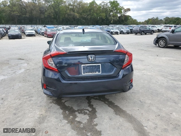 2018 Honda Civic Sedan EX-T with VIN JHMFC1F36JX009687, listed as a Copart auction lot 49711665 with 156,465 mi miles and Salvage Title. Bid and sale history available at carsss.com. Image 6.