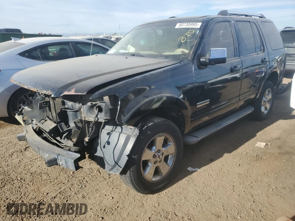 2006 Ford Explorer Limited with VIN 1FMEU75816ZA05855, listed as a Copart auction lot 50730995 with 218,714 mi miles and Salvage Title. Bid and sale history available at DreamBid. Image 1.