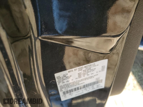 2014 Ford F-150 XL with VIN 1FTFX1CF4EFB24806, listed as a Copart auction lot 76672874 with 144,886 mi miles and Salvage title. Bid and sale history available at DreamBid. Image 12.