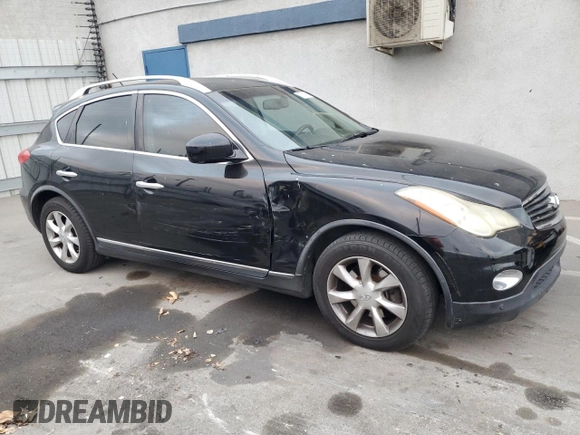 2010 Infiniti EX Journey with VIN JN1AJ0HP0AM701508, listed as a Copart auction lot 87031794 with 143,018 mi miles and Salvage Title. Bid and sale history available at DreamBid. Image 4.