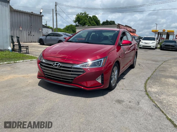 2020 Hyundai Elantra SEL with VIN 5NPD84LF2LH588105, listed as a Copart auction lot 61506555 with 58,811 mi miles and Salvage title. Bid and sale history available at DreamBid. Image 2.