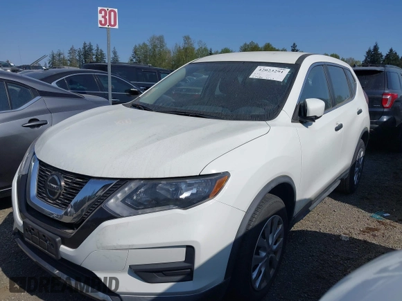 2018 Nissan Rogue SV with VIN KNMAT2MT1JP592478, listed as a IAAI auction lot 42023291 with 27,406 mi miles. Bid and sale history available at carsss.com. Image 17.