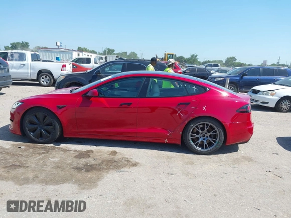 2022 Tesla Model S с VIN 5YJSA1E55NF491593, выставлен на аукционе IAAI как лот 42223771 с пробегом 58 875 миль миль и . История ставок и продаж доступна на DreamBid. Изображение 14.