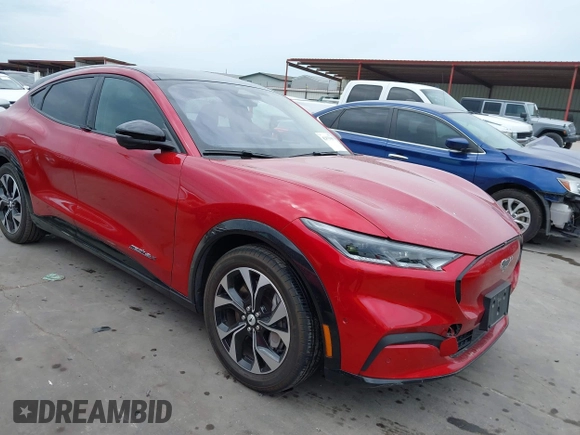 2023 Ford Mustang Mach-E Premium z VIN 3FMTK3SU5PMA70024, wystawiony jako IAAI lot #42475385 z przebiegiem 37 015 mil mil oraz . Historia ofert i sprzedaży dostępna na DreamBid. Obrazek 1.