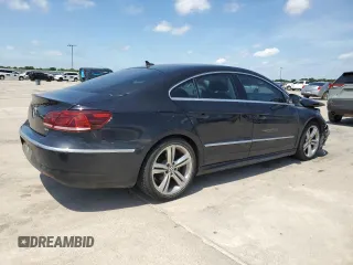 2014 Volkswagen CC R-Line with VIN WVWBP7AN0EE524850, listed as a Copart auction lot 52026104 with 92,196 mi miles and Salvage Title. Bid and sale history available at carsss.com. Image 3.