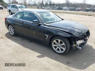 2015 BMW 4 Series 435i with VIN WBA3T3C51FP939555, listed as a IAAI auction lot 41815749 with 57,480 mi miles and . Bid and sale history available at carsss.com. Image 1.