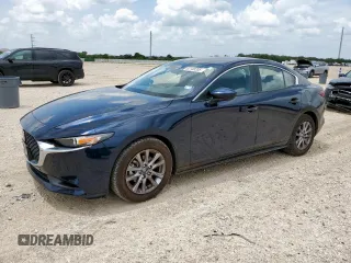 2021 Mazda 3 S with VIN JM1BPAAL3M1321131, listed as a Copart auction lot 63148205 with 9,910 mi miles and Salvage title. Bid and sale history available at DreamBid. Image 1.