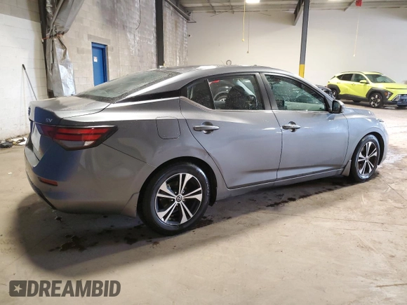 2020 Nissan Sentra SV with VIN 3N1AB8CV7LY251521, listed as a Copart auction lot 56141735 with 63,556 mi miles and Clean Title. Bid and sale history available at DreamBid. Image 3.