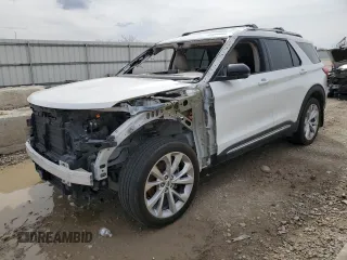 2022 Ford Explorer Platinum with VIN 1FM5K8HC0NGC02750, listed as a Copart auction lot 51344445 with 71,848 mi miles and Salvage Title. Bid and sale history available at carsss.com. Image 1.