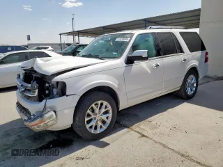 2015 Ford Expedition Limited with VIN 1FMJU2AT0FEF33762, listed as a Copart auction lot 61038895 with 18,609 mi miles and Salvage title. Bid and sale history available at DreamBid. Image 1.