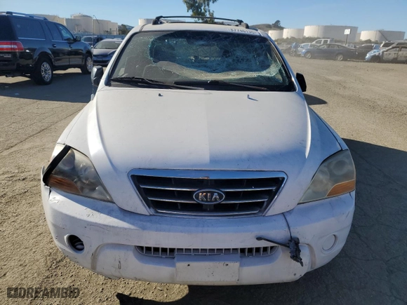 2007 Kia Sorento EX with VIN KNDJD736575700076, listed as a Copart auction lot 87746135 with 225,064 mi miles and Salvage Title. Bid and sale history available at carsss.com. Image 5.