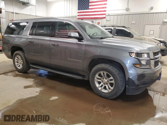 2019 Chevrolet Suburban LT z VIN 1GNSKHKC2KR408272, wystawiony jako Copart lot #59981035 z przebiegiem 447 641 mil mil oraz Czysty tytuł • Clean title. Historia ofert i sprzedaży dostępna na DreamBid. Obrazek 4.