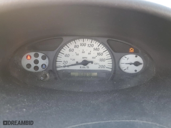 2002 Toyota ECHO with VIN JTDBT123820230000, listed as a Copart auction lot 46672405 with 368878 miles and Salvage Title. Bid and sale history available at carsss.com. Image 9.