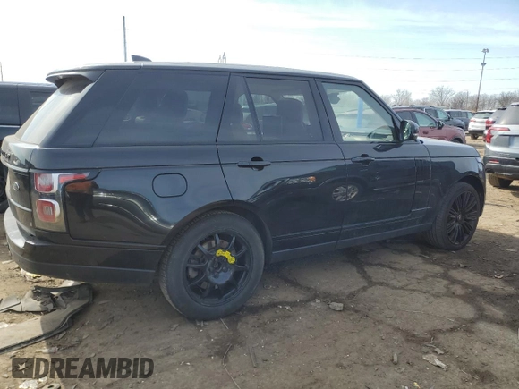 2019 Land Rover Range Rover HSE z VIN SALGS2SV2KA529386, wystawiony jako Copart lot #47824445 z przebiegiem 83 456 mil mil oraz Czysty tytuł • Clean title. Historia ofert i sprzedaży dostępna na DreamBid. Obrazek 3.