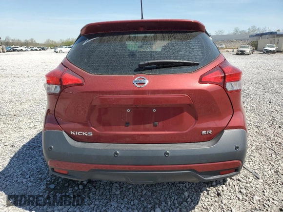 2020 Nissan Kicks SR with VIN 3N1CP5DVXLL477959, listed as a Copart auction lot 50915165 with 47,784 mi miles and Salvage Title. Bid and sale history available at carsss.com. Image 6.