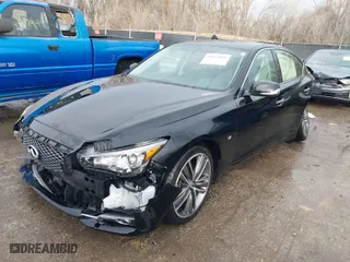 2015 Infiniti Q50 Premium with VIN JN1BV7AR6FM398951, listed as a IAAI auction lot 41635038 with 103,379 mi miles. Bid and sale history available at carsss.com. Image 2.