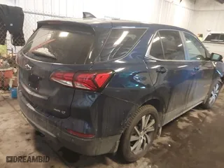 2022 Chevrolet Equinox LT with VIN 3GNAXUEV0NL243028, listed as a IAAI auction lot 41618851 with 21,401 mi miles. Bid and sale history available at carsss.com. Image 4.