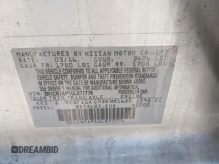 2016 Nissan Versa SV z VIN 3N1CN7AP1GL877776, wystawiony jako IAAI lot #42866019 z przebiegiem 165 678 mil mil oraz . Historia ofert i sprzedaży dostępna na DreamBid. Obrazek 9.