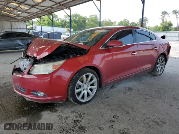 2012 Buick LaCrosse Touring with VIN 1G4GJ5E35CF191343, listed as a Copart auction lot 59213705 with 188,605 mi miles and Salvage title. Bid and sale history available at DreamBid. Image 1.