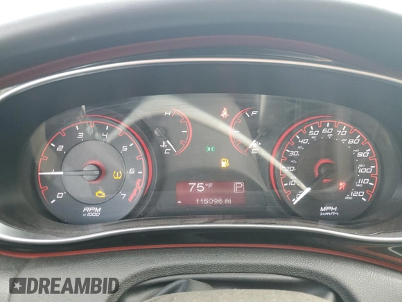 2015 Dodge Dart SXT with VIN 1C3CDFBB5FD142594, listed as a Copart auction lot 47818035 with 115,096 mi miles and Salvage Title. Bid and sale history available at DreamBid. Image 9.