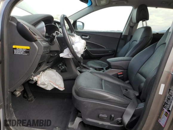 2017 Hyundai Santa Fe Ultimate с VIN 5XYZWDLA8HG496723, выставлен на аукционе Copart как лот 60259005 с пробегом 77 849 миль миль и Списание • Salvage title. История ставок и продаж доступна на DreamBid. Изображение 7.