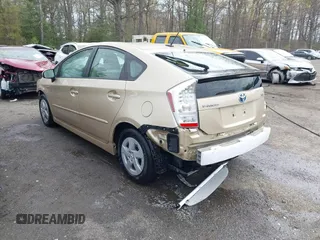 2011 Toyota Prius I with VIN JTDKN3DU3B1382269, listed as a IAAI auction lot 41982096 with 36,600 mi miles. Bid and sale history available at carsss.com. Image 3.