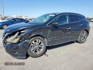 2015 Nissan Murano SL with VIN 5N1AZ2MH5FN267731, listed as a Copart auction lot 47766095 with 210,281 mi miles and Salvage Title. Bid and sale history available at DreamBid. Image 1.