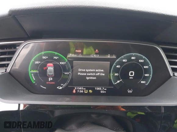2021 Audi e-tron Premium Plus with VIN WA1LAAGEXMB019208, listed as a IAAI auction lot 41725933 with 51,565 mi miles and . Bid and sale history available at DreamBid. Image 7.