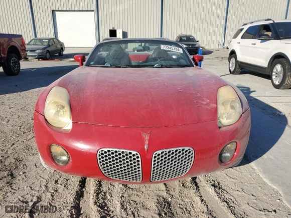 2006 Pontiac Solstice with VIN 1G2MB33B46Y109022, listed as a Copart auction lot 77345184 with 169,304 mi miles and Salvage Title. Bid and sale history available at carsss.com. Image 5.
