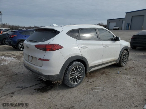 2019 Hyundai Tucson SEL with VIN KM8J33AL6KU045439, listed as a Copart auction lot 45871165 with 107,481 mi miles and Salvage Title. Bid and sale history available at carsss.com. Image 3.