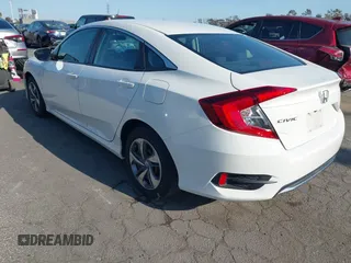 2019 Honda Civic Sedan LX with VIN 2HGFC2F62KH505921, listed as a IAAI auction lot 41982303 with 72,618 mi miles. Bid and sale history available at carsss.com. Image 3.