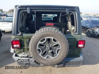 2022 Jeep Wrangler Unlimited High Tide with VIN 1C4HJXDG5NW113205, listed as a IAAI auction lot 41488724 with 30,446 mi miles and . Bid and sale history available at DreamBid. Image 17.