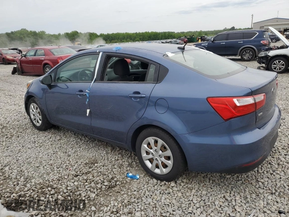 2016 Kia Rio LX with VIN KNADM4A36G6575777, listed as a Copart auction lot 55634255 with Not Provided miles and Clean Title. Bid and sale history available at DreamBid. Image 2.
