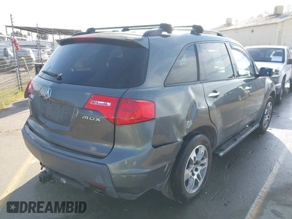 2007 Acura MDX with VIN 2HNYD28297H513434, listed as a IAAI auction lot 41723449 with 199,027 mi miles. Bid and sale history available at carsss.com. Image 4.