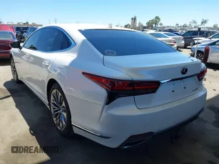 2021 Lexus LS 500 with VIN JTHD51FF6M5015310, listed as a IAAI auction lot 42630073 with 34,307 mi miles and . Bid and sale history available at DreamBid. Image 3.