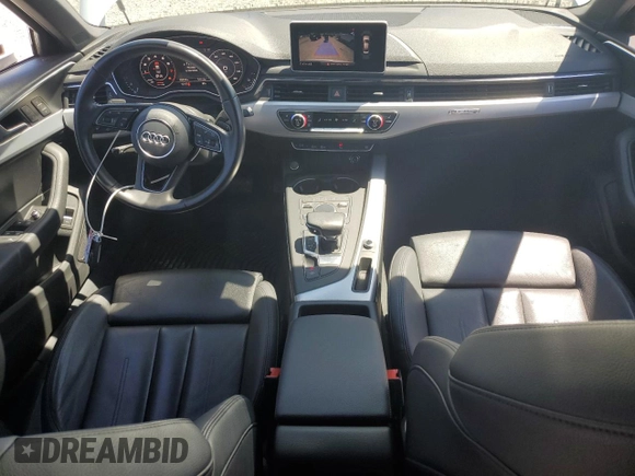 2017 Audi A4 Premium Plus with VIN WAUENAF4XHN021277, listed as a Copart auction lot 62783645 with 66,639 mi miles and Salvage title. Bid and sale history available at DreamBid. Image 8.