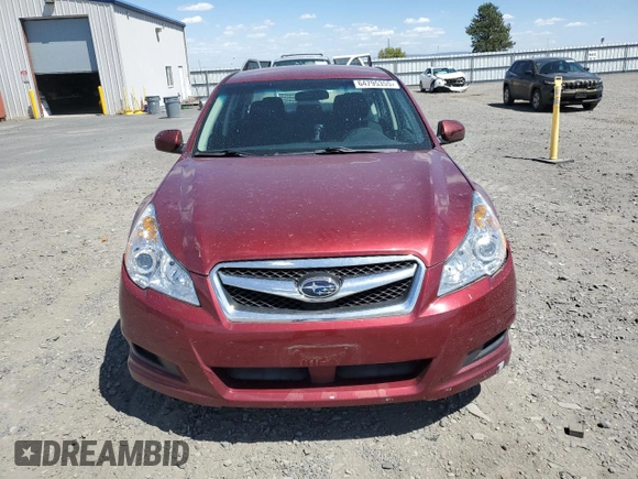 2011 Subaru Legacy Premium with VIN 4S3BMBC61B3214294, listed as a Copart auction lot 64795355 with 116,793 mi miles and Salvage title. Bid and sale history available at DreamBid. Image 5.