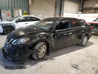 2017 Nissan Sentra S with VIN 3N1AB7AP9HY279584, listed as a Copart auction lot 47652215 with 53,881 mi miles and Salvage Title. Bid and sale history available at carsss.com. Image 1.