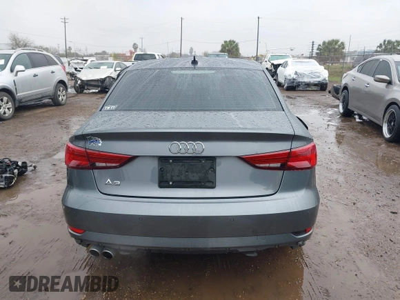 2020 Audi A3 Sedan Premium with VIN WAUAUGFF5LA104296, listed as a IAAI auction lot 41629104 with 60,474 mi miles. Bid and sale history available at carsss.com. Image 16.