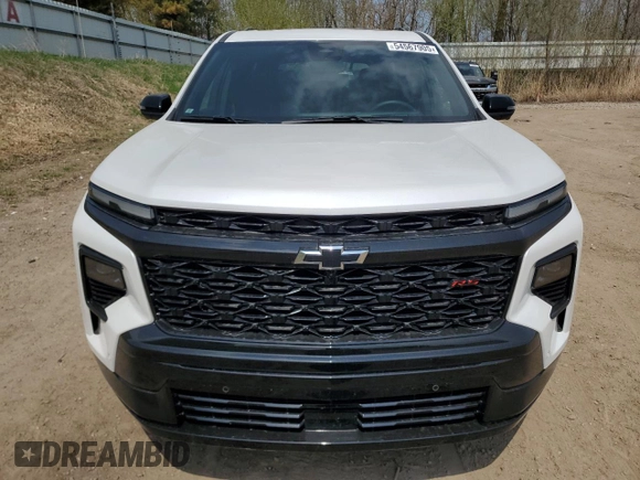 2024 Chevrolet Traverse AWD RS z VIN 1GNEVLKS5RJ153379, wystawiony jako Copart lot #54567905 z przebiegiem 19 977 mil mil oraz Szkoda całkowita • Salvage title. Historia ofert i sprzedaży dostępna na DreamBid. Obrazek 5.