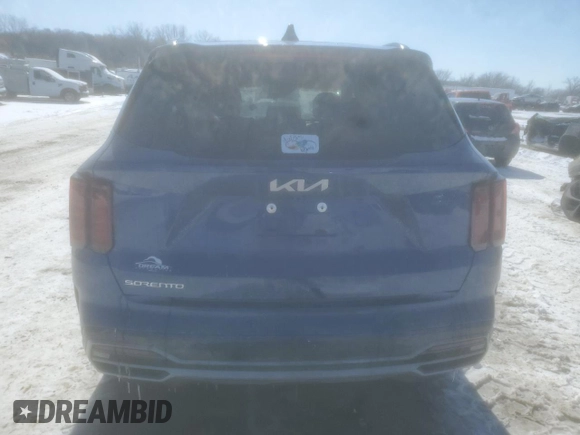 2023 Kia Sorento S with VIN 5XYRL4LC4PG232696, listed as a Copart auction lot 45244965 with 9,551 mi miles and Salvage Title. Bid and sale history available at DreamBid. Image 6.