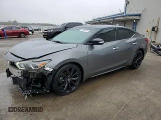 2017 Nissan Maxima S with VIN 1N4AA6AP0HC457374, listed as a Copart auction lot 43526645 with 114,752 mi miles and Salvage Title. Bid and sale history available at DreamBid. Image 1.
