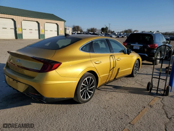 2020 Hyundai Sonata SEL Plus with VIN 5NPEJ4J26LH032498, listed as a Copart auction lot 73582403 with 61,038 mi miles and Non Repairable. Bid and sale history available at carsss.com. Image 3.