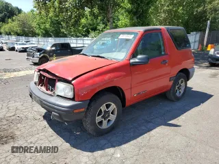 2002 Chevrolet Tracker z VIN 2CNBJ18C126919389, wystawiony jako Copart lot #59916845 z przebiegiem Nie podano mil oraz Szkoda całkowita • Salvage title. Historia ofert i sprzedaży dostępna na DreamBid. Obrazek 1.