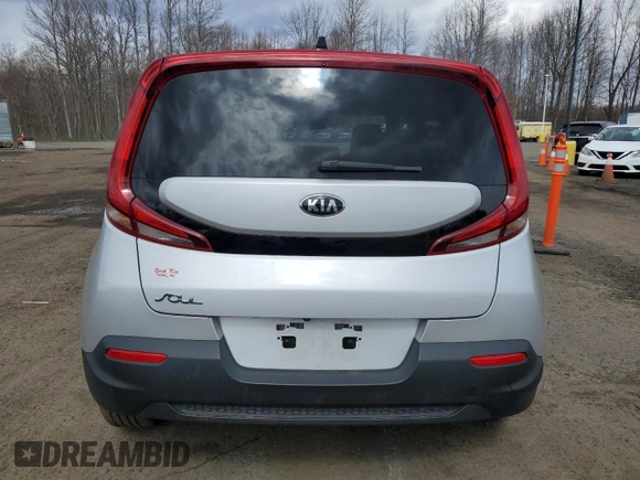 2020 Kia Soul LX with VIN KNDJ23AU5L7046940, listed as a Copart auction lot 50533775 with 16,667 mi miles and Salvage Title. Bid and sale history available at carsss.com. Image 6.
