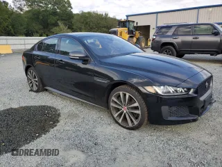 2019 Jaguar XE with VIN SAJAP4GX7KCP46071, listed as a Copart auction lot 72891594 with 27,808 mi miles and Salvage Title. Bid and sale history available at DreamBid. Image 4.