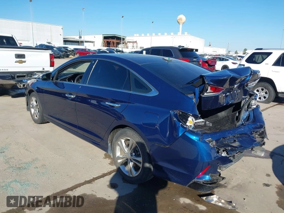 2018 Hyundai Sonata SEL with VIN 5NPE34AFXJH669873, listed as a IAAI auction lot 41375443 with 100,407 mi miles and . Bid and sale history available at DreamBid. Image 3.