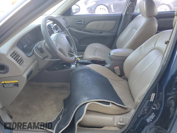 2005 Hyundai Sonata GLS with VIN KMHWF35H65A122447, listed as a Copart auction lot 46648555 with 121,394 mi miles and Salvage Title. Bid and sale history available at carsss.com. Image 7.
