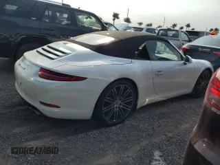 2015 Porsche 911 Carrera S with VIN WP0CB2A91FS155329, listed as a Copart auction lot 74730104 with 0 mi miles and Salvage Title. Bid and sale history available at carsss.com. Image 3.